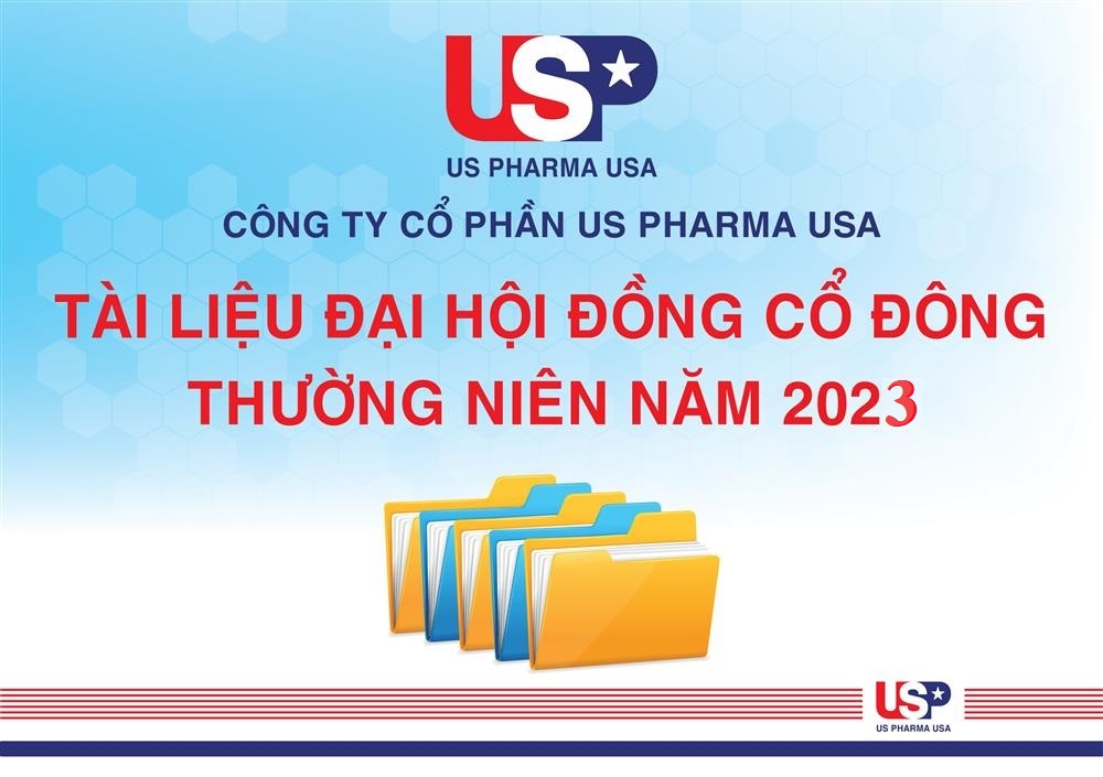 TÀI LIỆU ĐẠI HỘI ĐỒNG CỔ ĐÔNG THƯỜNG NIÊN NĂM 2023